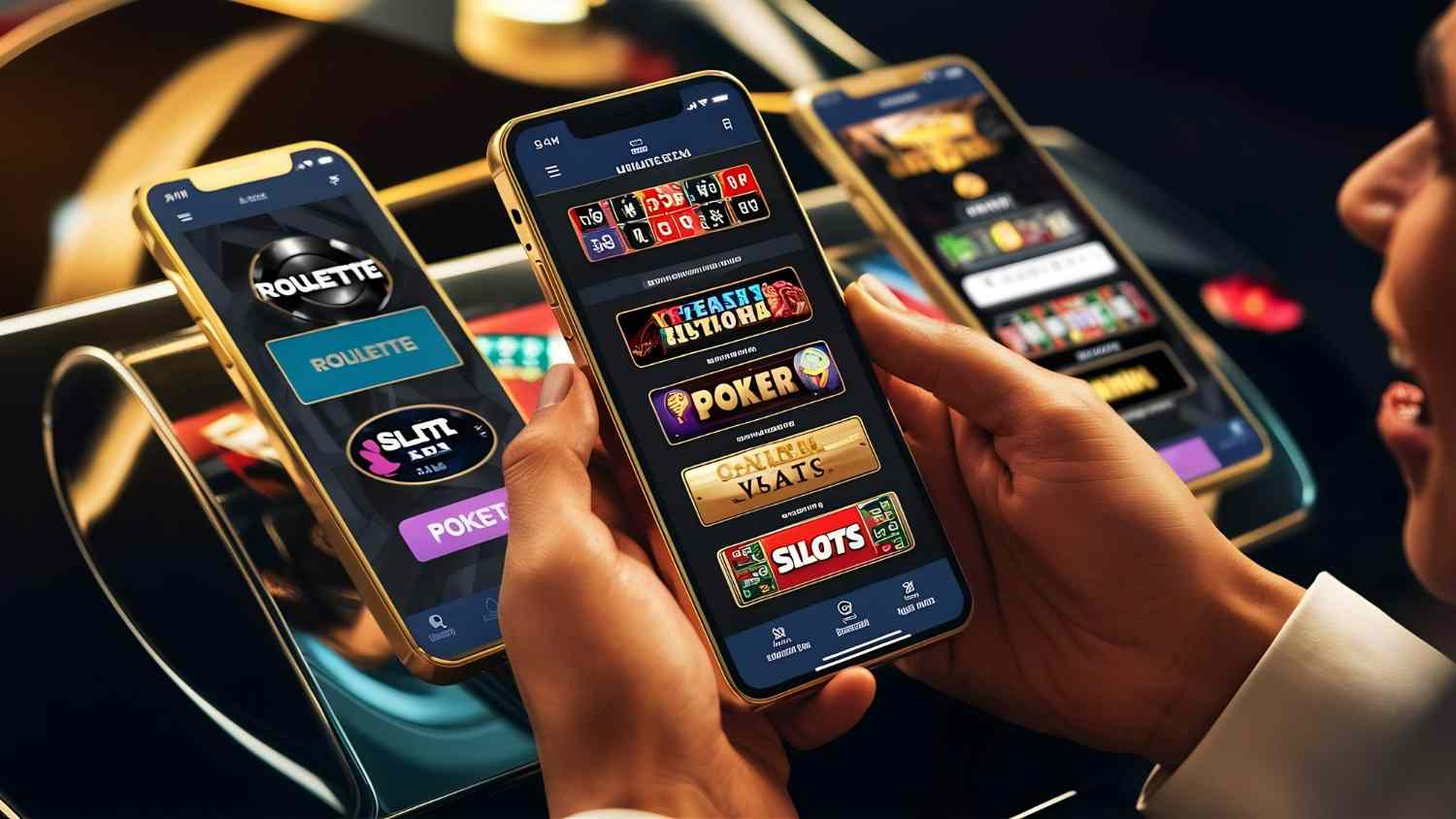 CrownSlots live casino tables